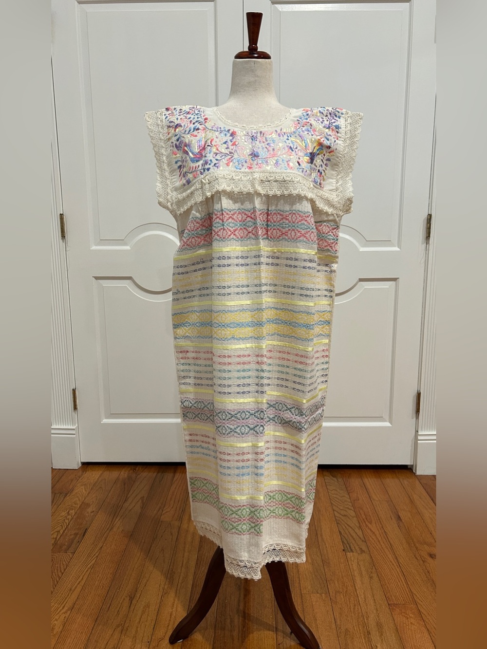 Paloma Embroidered Mexican Dress Is Made In Oaxaca